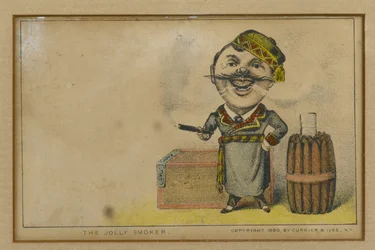 Le joyeux fumeur, 1880